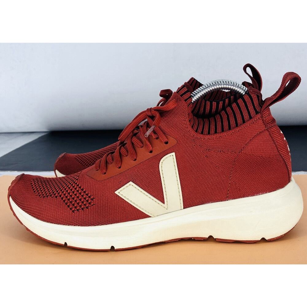 Mens Rick Owens X Veja Runner Mid V Knit Sz 8 EU 41 L Foam Run Lifestyle Snea - Picture 3 of 8